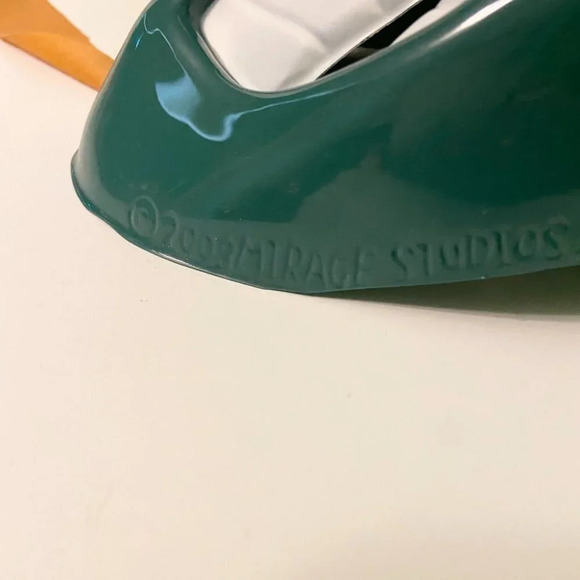 2009 TMNT Michelangelo Ninja  Turtle Plastic Mask Ages 14+ Halloween Cosplay - Picture 8 of 13